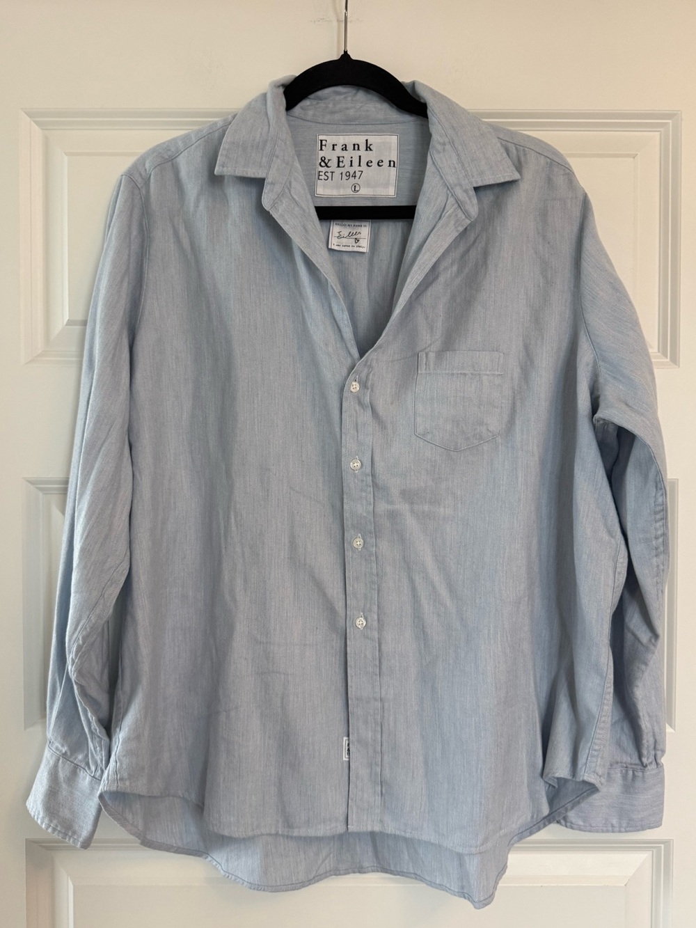 NWOT Frank & Eileen Eileen Italian Flannel Button-Up